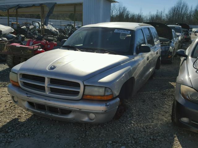 1B4HR38N22F154796 - 2002 DODGE DURANGO SP SILVER photo 2