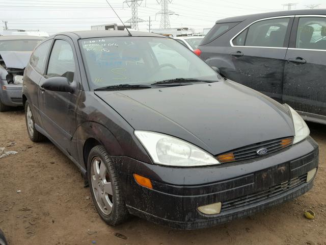 3FAFP31342R228768 - 2002 FORD FOCUS ZX3 BLACK photo 1