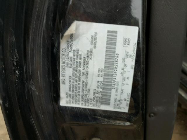 3FAFP31342R228768 - 2002 FORD FOCUS ZX3 BLACK photo 10