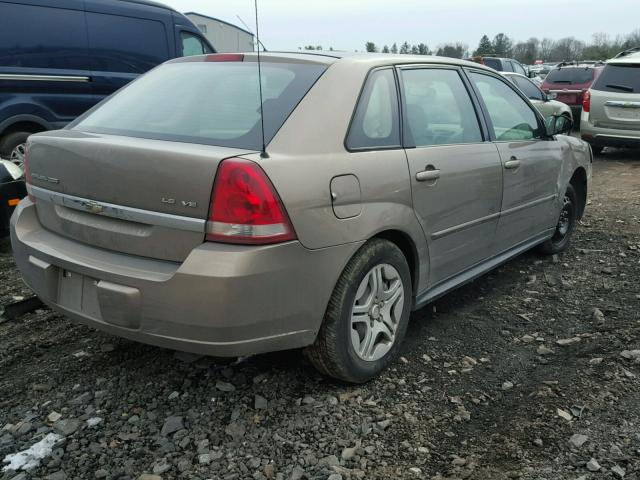 1G1ZS68N17F277213 - 2007 CHEVROLET MALIBU MAX BEIGE photo 4