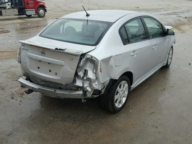 3N1AB6AP1AL676963 - 2010 NISSAN SENTRA 2.0 SILVER photo 4