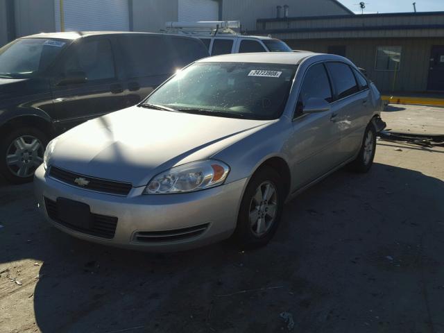 2G1WT55N489243260 - 2008 CHEVROLET IMPALA LT SILVER photo 2