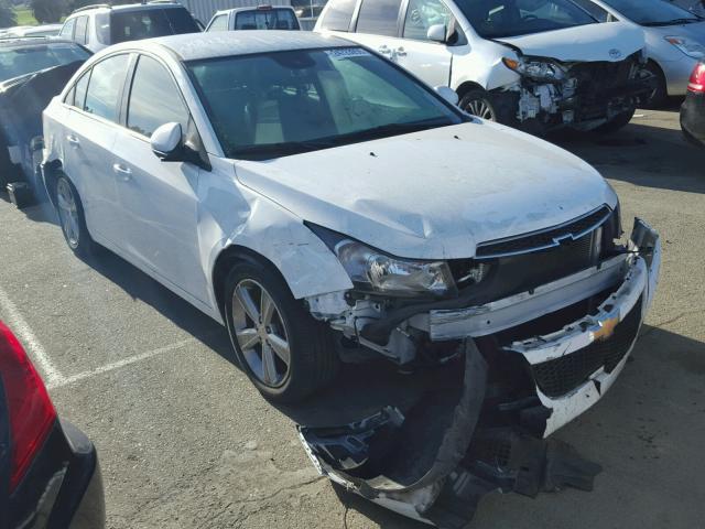 1G1PE5SB3E7125321 - 2014 CHEVROLET CRUZE LT WHITE photo 1