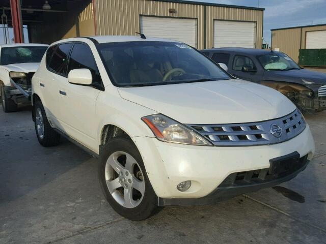 JN8AZ08T94W228630 - 2004 NISSAN MURANO SL WHITE photo 1