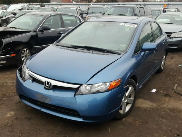 1HGFA16807L084700 - 2007 HONDA CIVIC EX ლურჯი ფოტო 2