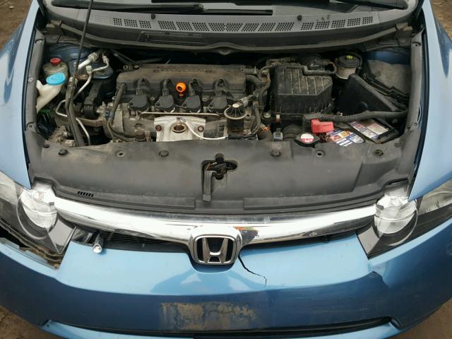 1HGFA16807L084700 - 2007 HONDA CIVIC EX ლურჯი ფოტო 7