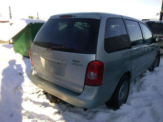 JM3LW28J230361620 - 2003 MAZDA MPV WAGON GREEN photo 4