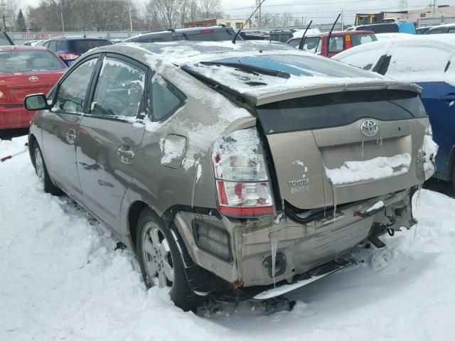 JTDKB20U440058846 - 2004 TOYOTA PRIUS GOLD photo 3