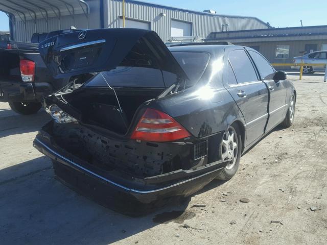 WDBNG75J6YA069386 - 2000 MERCEDES-BENZ S 500 BLACK photo 4