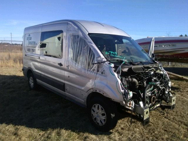 1FTSW2CG2FKA14989 - 2015 FORD TRANSIT T- SILVER photo 1
