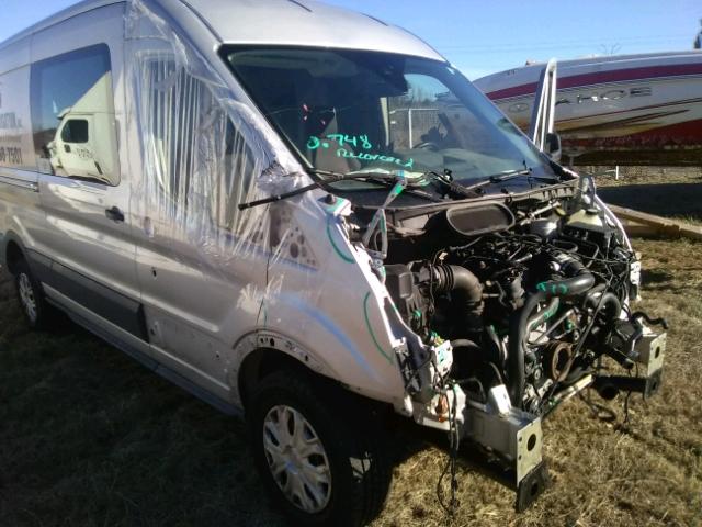 1FTSW2CG2FKA14989 - 2015 FORD TRANSIT T- SILVER photo 9