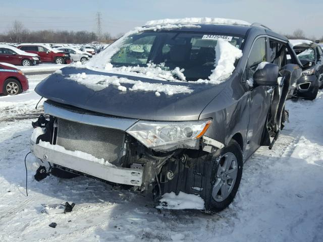 JN8AE2KP5H9168465 - 2017 NISSAN QUEST S GRAY photo 2