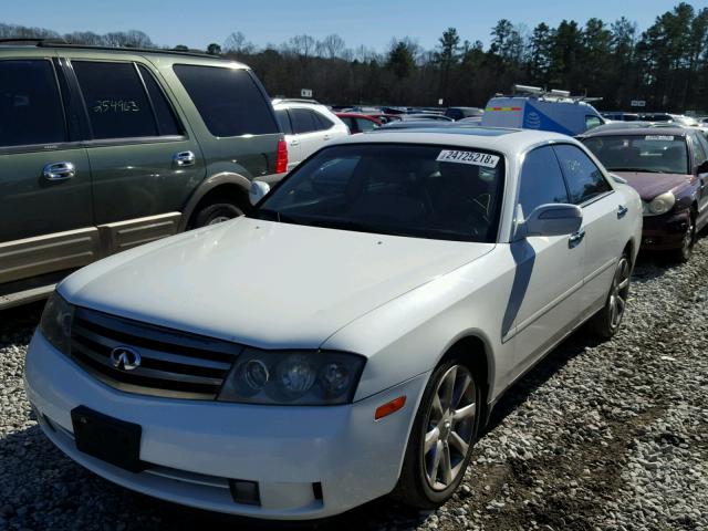 JNKAY41E04M401463 - 2004 INFINITI M45 WHITE photo 2