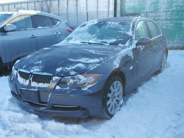 WBAVD53518A009386 - 2008 BMW 335 XI BLACK photo 2