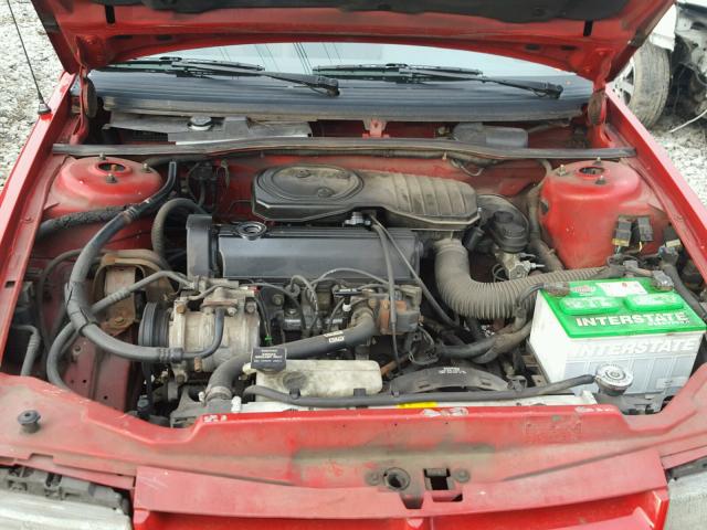 1B3AP24D6RN216896 - 1994 DODGE SHADOW RED photo 7