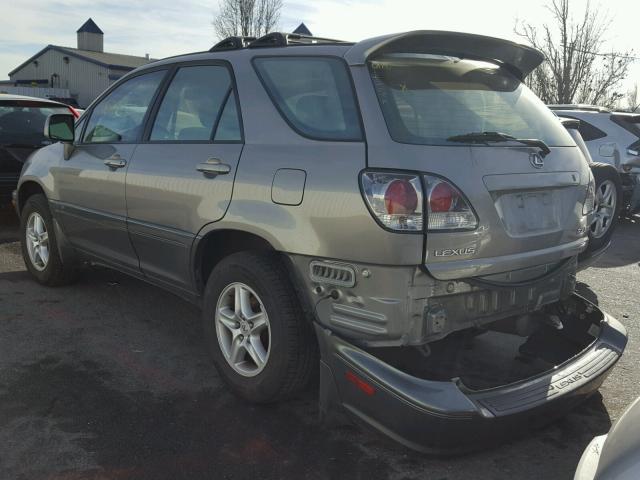 JTJHF10U710185608 - 2001 LEXUS RX 300 BEIGE photo 3