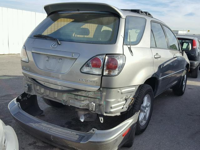 JTJHF10U710185608 - 2001 LEXUS RX 300 BEIGE photo 4