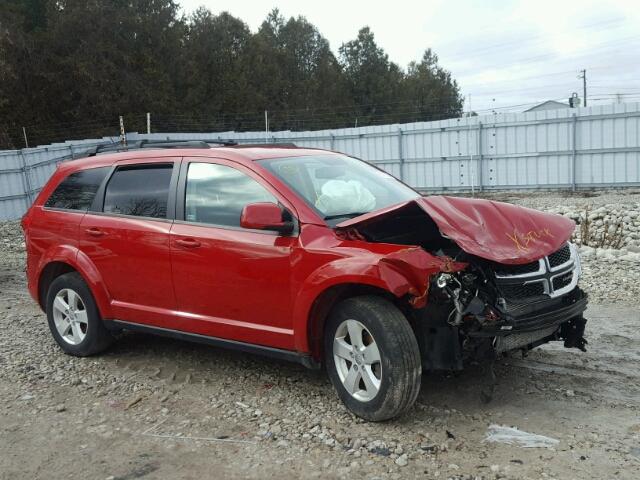 3C4PDCABXFT516723 - 2015 DODGE JOURNEY SE RED photo 1