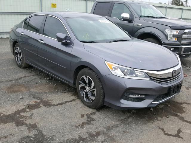 1HGCR2F72HA205300 - 2017 HONDA ACCORD EX GRAY photo 1