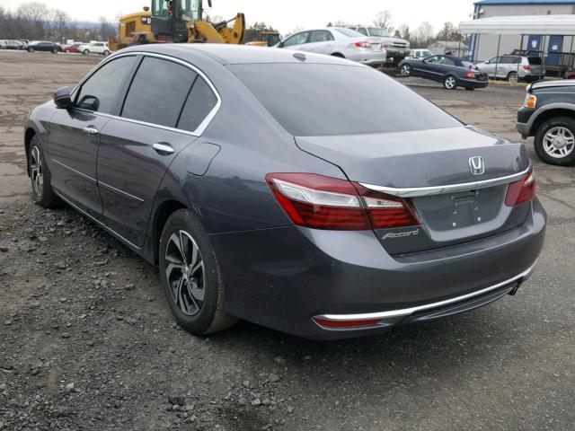 1HGCR2F72HA205300 - 2017 HONDA ACCORD EX GRAY photo 3