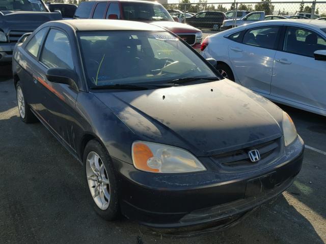 1HGEM22531L046325 - 2001 HONDA CIVIC LX BLACK photo 1