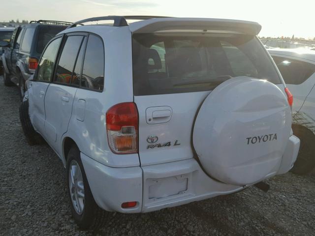 JTEGH20V530096545 - 2003 TOYOTA RAV4 WHITE photo 3