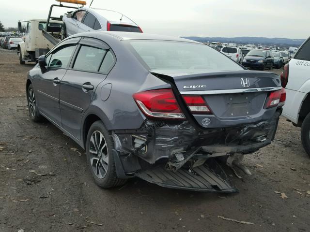 19XFB2F84EE236906 - 2014 HONDA CIVIC EX GRAY photo 3