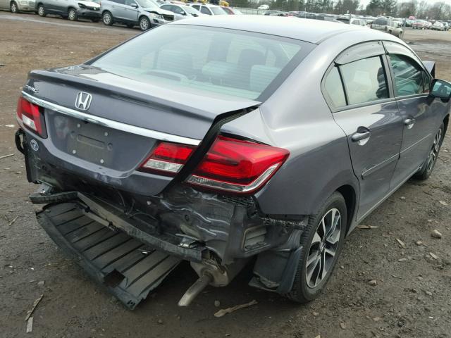 19XFB2F84EE236906 - 2014 HONDA CIVIC EX GRAY photo 4