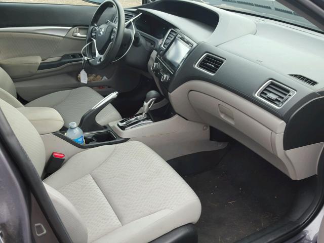 19XFB2F84EE236906 - 2014 HONDA CIVIC EX ნაცრისფერი ფოტო 5