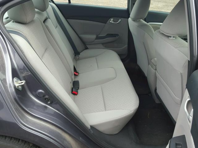 19XFB2F84EE236906 - 2014 HONDA CIVIC EX ნაცრისფერი ფოტო 6