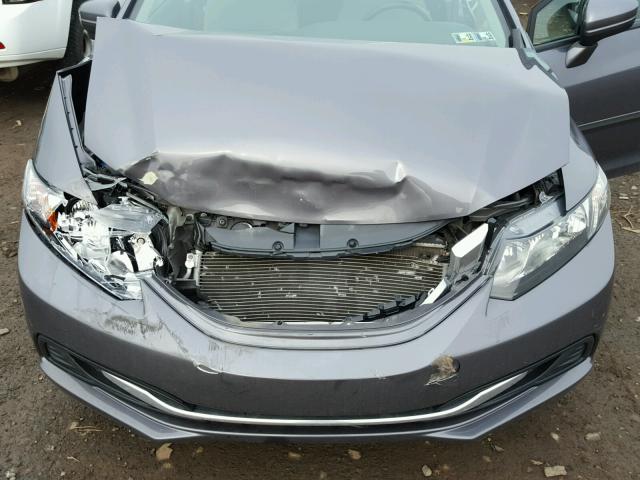 19XFB2F84EE236906 - 2014 HONDA CIVIC EX GRAY photo 7