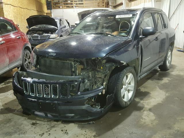 1C4NJDBB6ED707760 - 2014 JEEP COMPASS SP BLACK photo 2