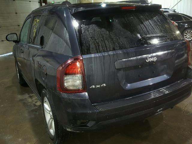 1C4NJDBB6ED707760 - 2014 JEEP COMPASS SP BLACK photo 3