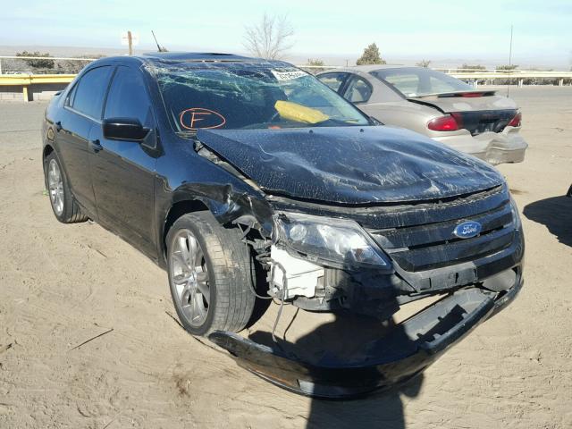 3FAHP0JG0CR144166 - 2012 FORD FUSION SEL BLACK photo 1