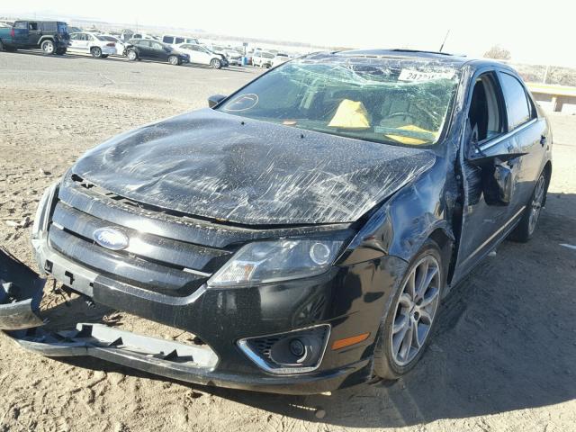 3FAHP0JG0CR144166 - 2012 FORD FUSION SEL BLACK photo 2