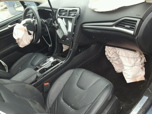 3FA6P0D9XJR155872 - 2018 FORD FUSION TIT BLUE photo 5