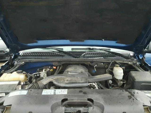 3GNEK12TX4G176950 - 2004 CHEVROLET AVALANCHE BLUE photo 7