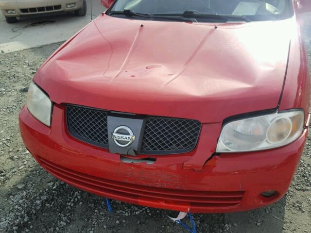 3N1CB51D96L451870 - 2006 NISSAN SENTRA 1.8 RED photo 9