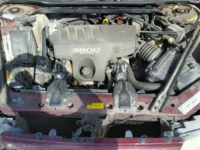 2G4WB55K5Y1356256 - 2000 BUICK REGAL LS 勃艮第红 照片 7