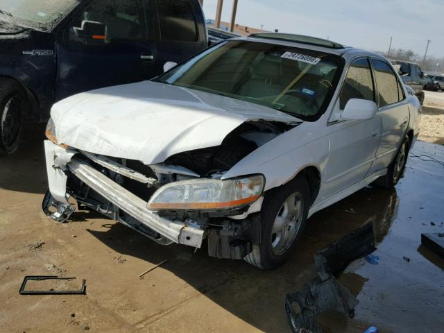 1HGCG16581A069047 - 2001 HONDA ACCORD EX WHITE photo 2