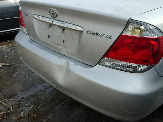 4T1BE32K16U141246 - 2006 TOYOTA CAMRY LE SILVER photo 9