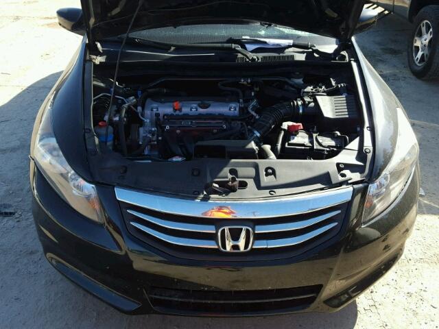 1HGCP2F83BA080491 - 2011 HONDA ACCORD EXL BLACK photo 7