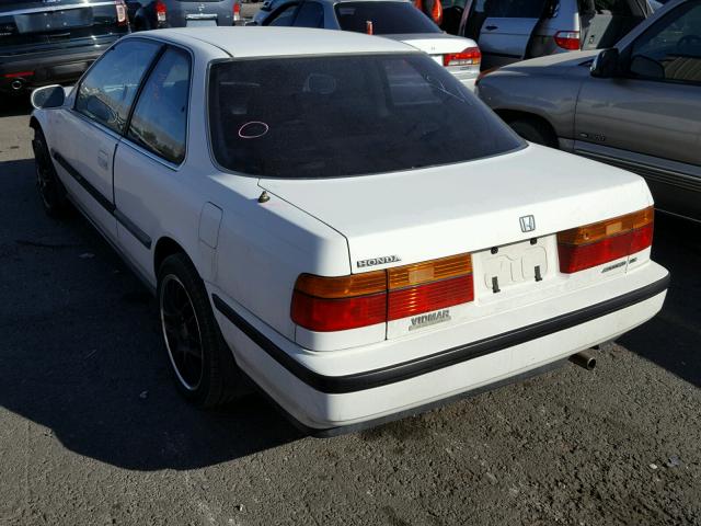 1HGCB7258MA039168 - 1991 HONDA ACCORD LX WHITE photo 3