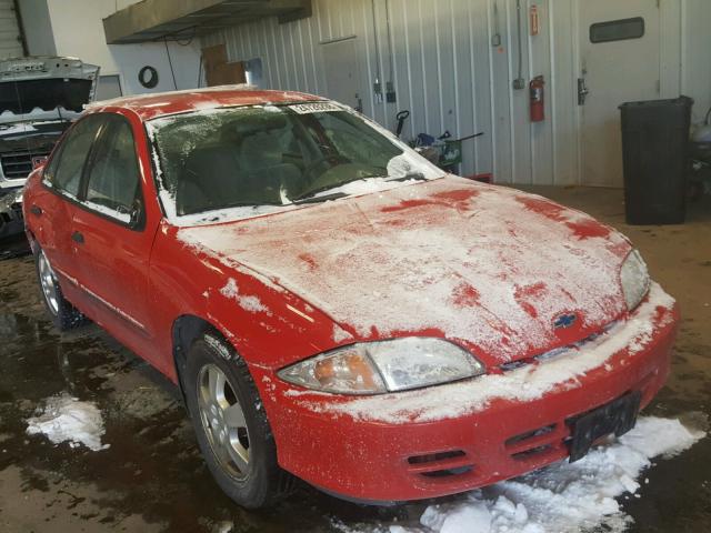 1G1JF524XY7297208 - 2000 CHEVROLET CAVALIER L RED photo 1