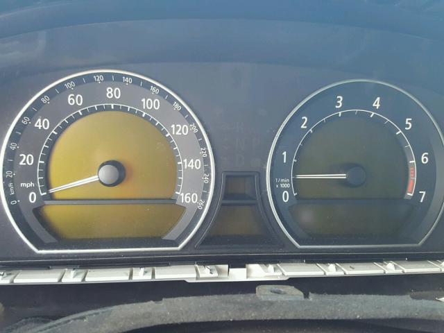 WBAHN83537DT66416 - 2007 BMW 750 BLACK photo 8