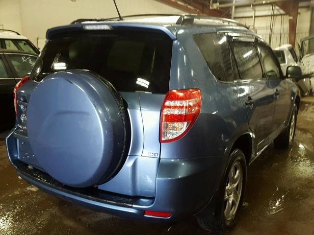 JTMBF4DV1A5031914 - 2010 TOYOTA RAV4 BLUE photo 4