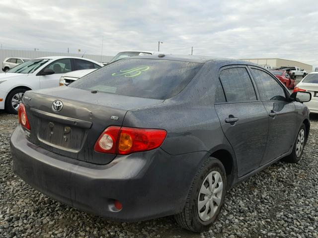 1NXBU40E89Z149208 - 2009 TOYOTA COROLLA BA GRAY photo 4