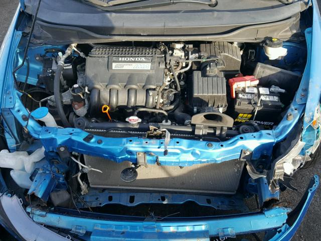 JHMZE2H77AS015427 - 2010 HONDA INSIGHT EX BLUE photo 7