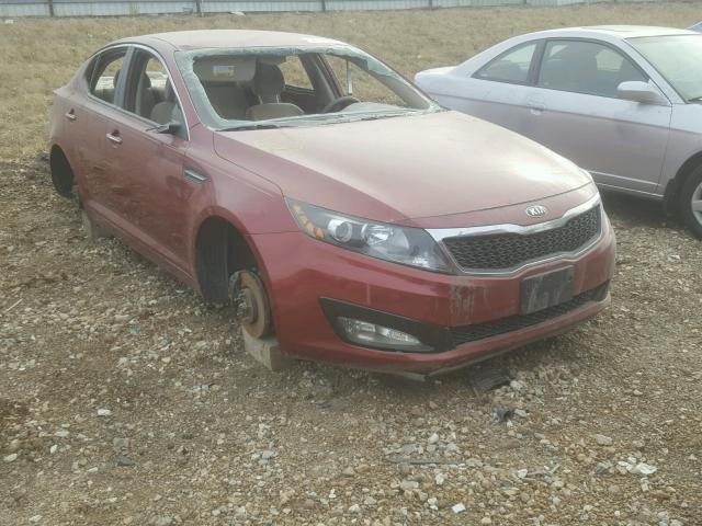 5XXGM4A77DG146843 - 2013 KIA OPTIMA LX RED photo 1