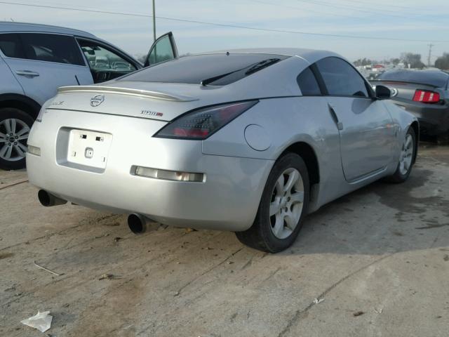 JN1AZ34EX3T005777 - 2003 NISSAN 350Z COUPE SILVER photo 4